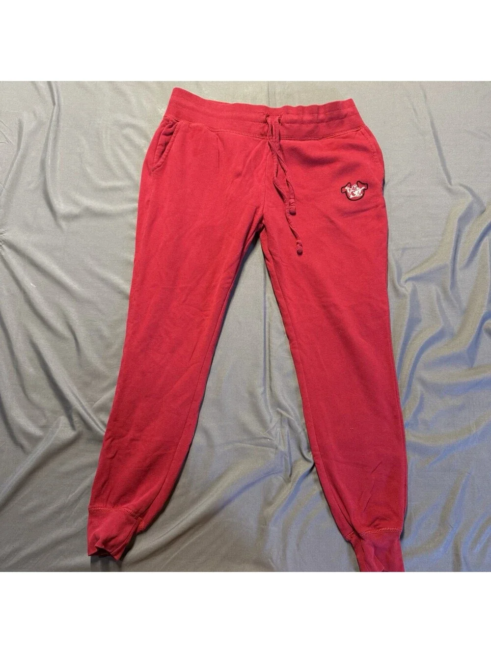 True Religion Classic Logo Joggers Red Mens Large Sweatpants Horseshoe